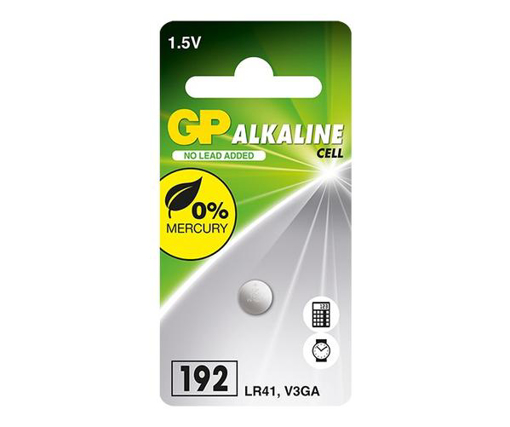 Picture of Battery Alkaline Cell 1.5V LR41/V3GA 1pc Blister