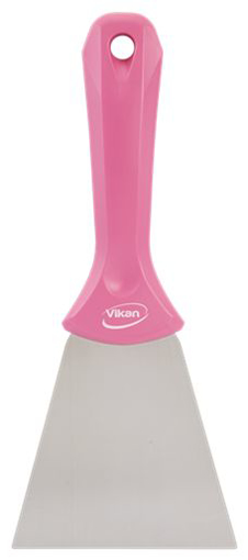 Picture of Scraper Handheld Straight 100mm Pink-Stainless Bla