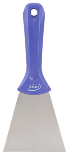 Picture of Scraper Handheld Straight 100mm Purple-Stainless B