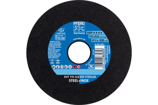 Picture of Cutting Disc Steelox 115x0.8x22 Flat X Slim