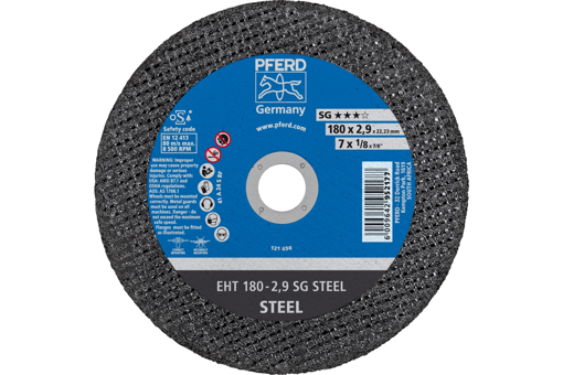 Picture of Cutting Disc Steel 180x2.9x22 SG-E Flat
