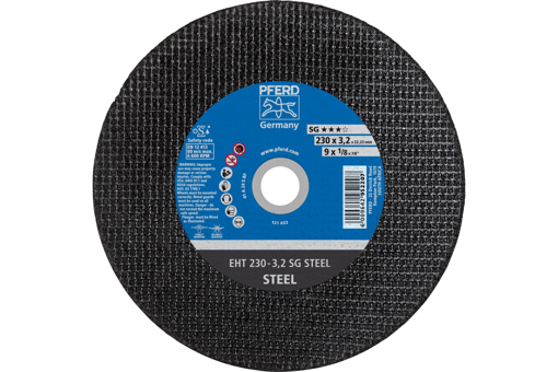 Picture of Cutting Disc Steel 230x3.2x22 SG-E Flat