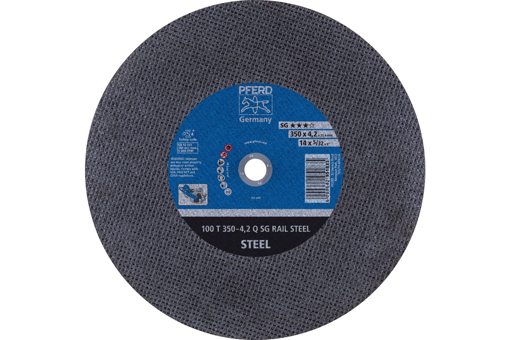 Picture of Cut-Off Wheel Steel 350x4.2x25 SG Flat Rail