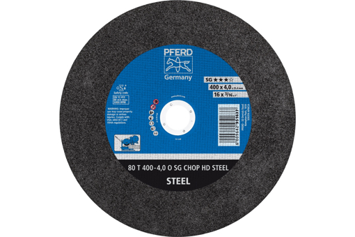 Picture of Cut-Off Wheel Steel 400x4.0x25 SG Flat >3KW