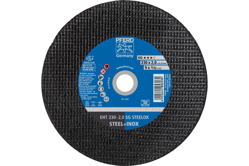 Picture of Cutting Disc Steelox 230x2.0x22 SG-E Flat