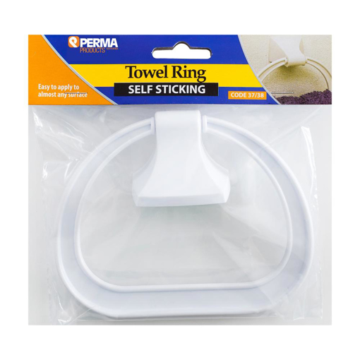 Picture of Towel Holder Ring White - Stick On