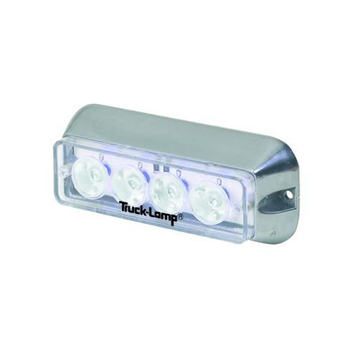 Picture of Strobe Light White 4 LED 10-30V 125mm Flush Mount