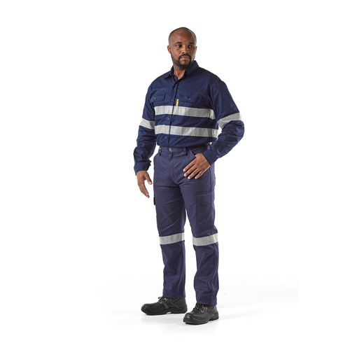 Picture of Shirt Long Navy Reflective Vent 5X-Large
