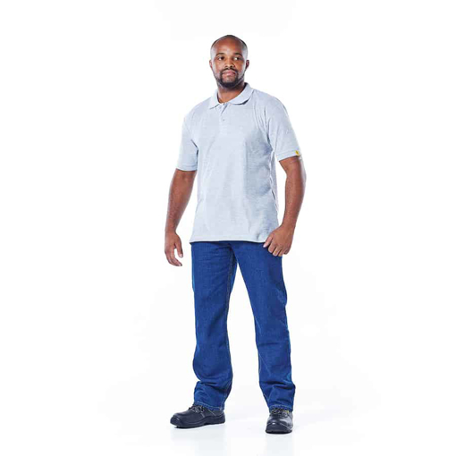 Picture of Golf Shirt Pique Knit Grey 2X-Large