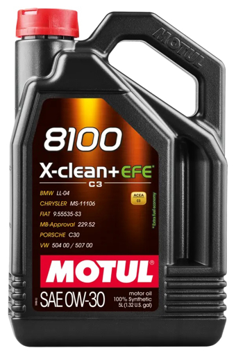Picture of Engine Oil  0W30 8100 X-clean+EFE   5L