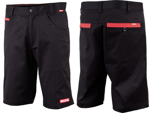 Picture of Bermuda Short Black Red Touch X-Large