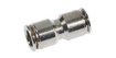 Picture of Airline Straight Connector  6mm Plated Brass