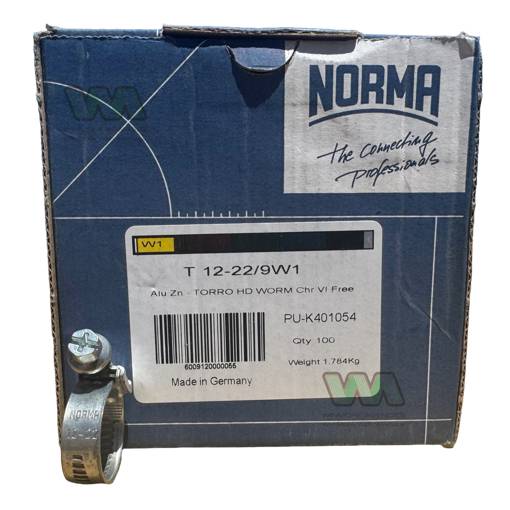 Picture of Hose Clamp Torro  12-22mm  9mm Band W1