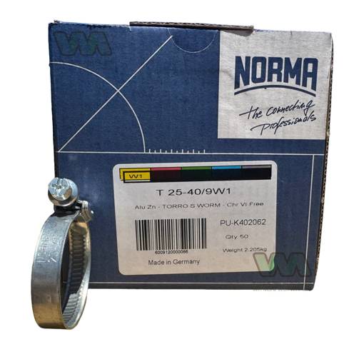 Picture of Hose Clamp Torro  25-40mm  9mm Band W1