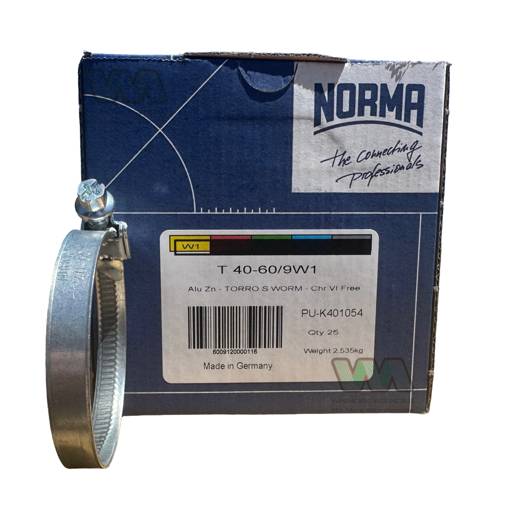 Picture of Hose Clamp Torro  40-60mm  9mm Band W1