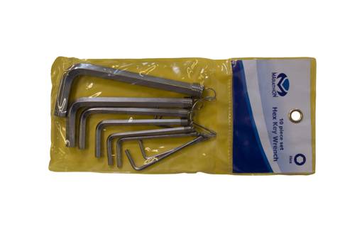 Picture of Allen Key Set 10Pc  1.5-10.0mm on Keyring