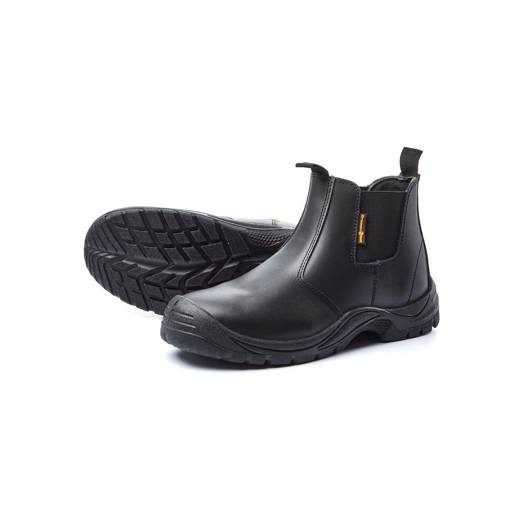 Picture of Safety Boot Boxer Chelsea Black Size 7