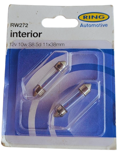 Picture of Bulb 12V Festoon 10Watt 11x38 Blister[2]