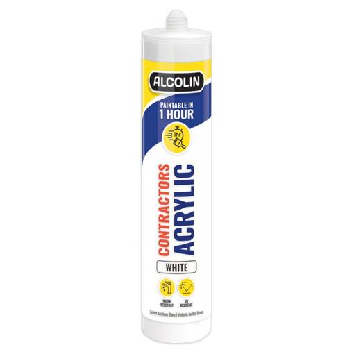 Picture of Acrylic Sealant 260ml White Contractors
