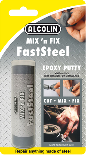 Picture of Mix n Fix Faststeel 57g Blister Card