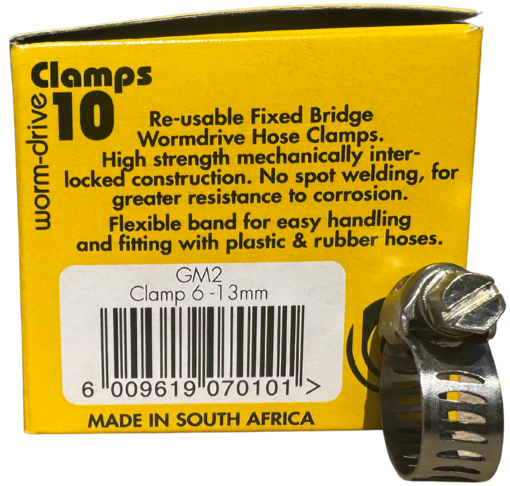 Picture of Hose Clamp GM 2    6-13mm  8mm Band