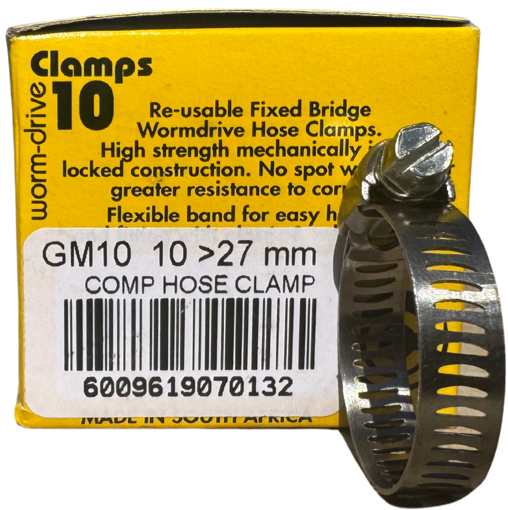 Picture of Hose Clamp GM10  15-27mm  8mm Band