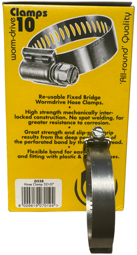 Picture of Hose Clamp GS 28  32-57mm 12mm Band
