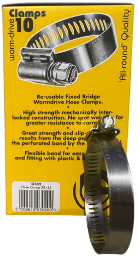 Picture of Hose Clamp GS 32  38-63mm 12mm Band
