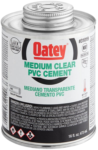 Picture of PVC Cement 473ml Medium Clear Fast Set