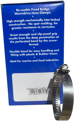 Picture of Hose Clamp GSS 28  32-57mm 12mm Band Stainless