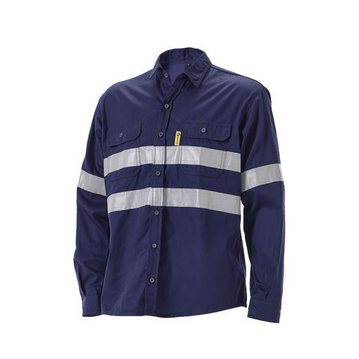 Picture of Shirt Long Hi-Vis Navy 2X-Large