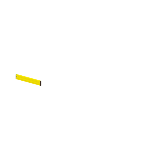 Picture of Wall Rail 250mm Yellow