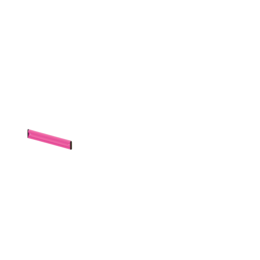 Picture of Wall Rail 250mm Pink
