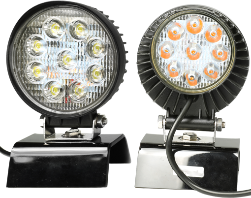 Picture of Work Lamp LED  17 Watt  9-32V Round + Amber Strobe