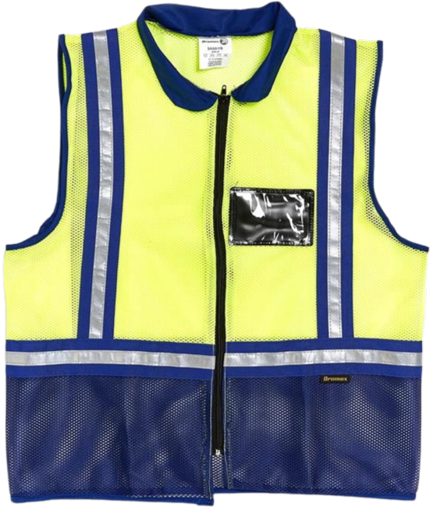 Picture of Reflective Vest Yellow/Blue Medium